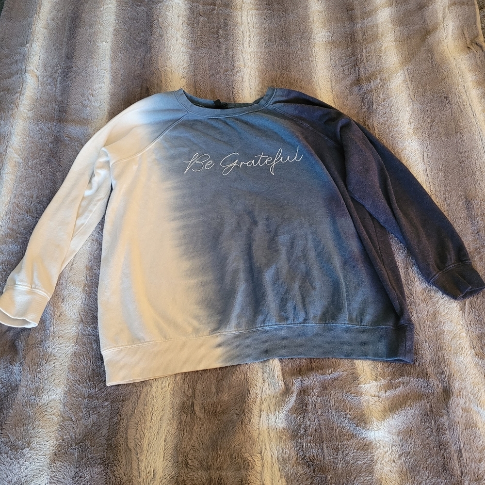 torrid ombre sweatshirt size 1